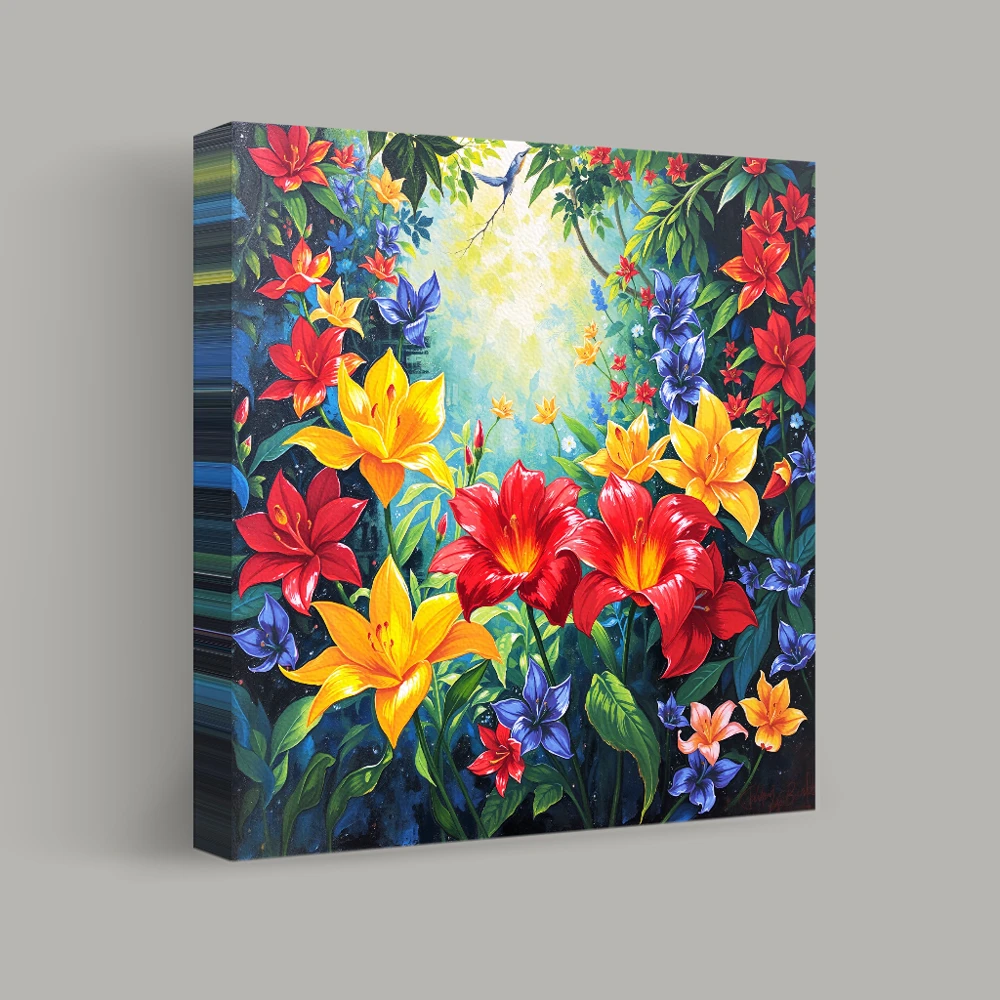 Luminescent Bloom — canvas