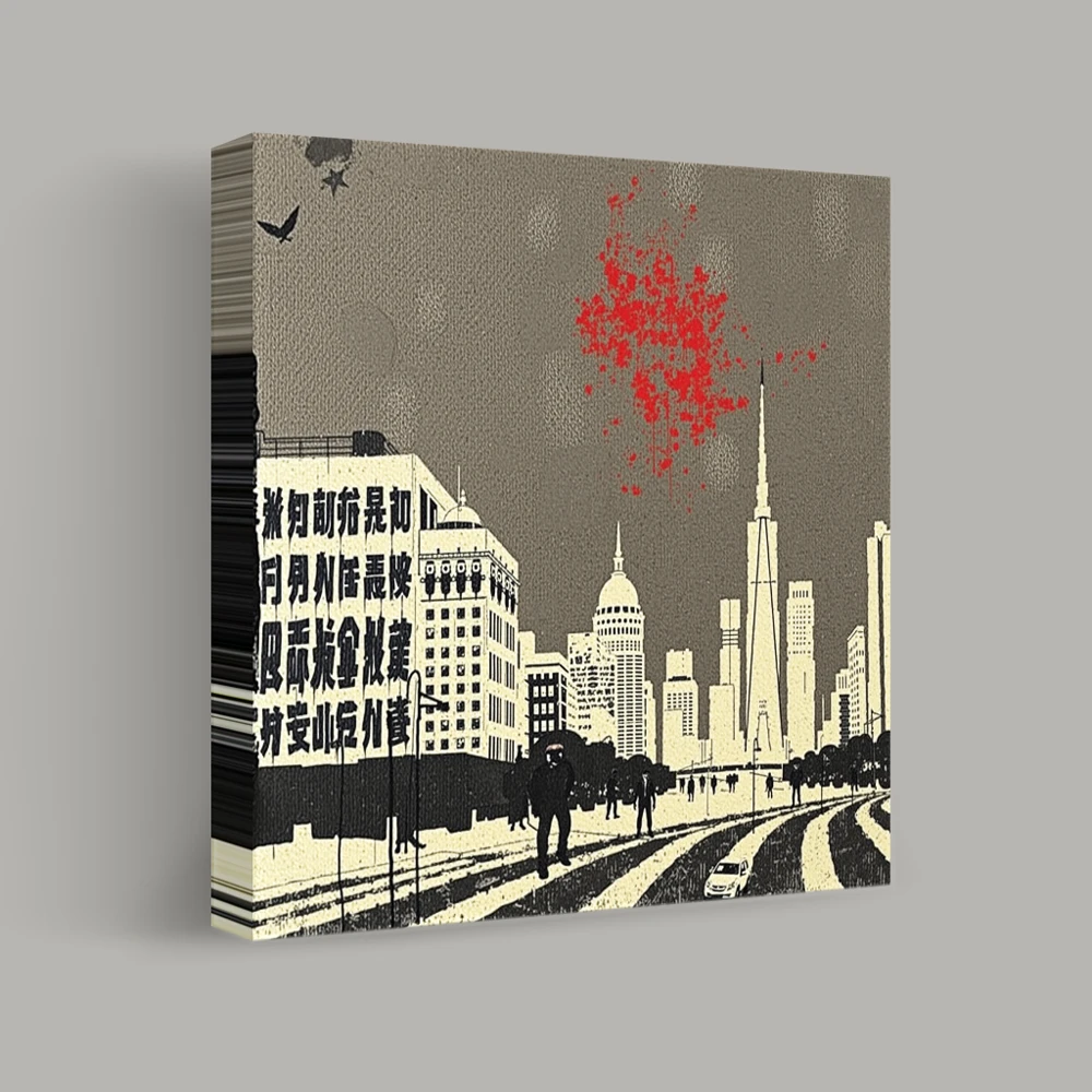 Urban Canvas: Shades of Tomorrow — canvas
