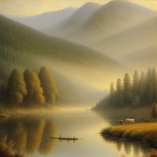 Misty Morning in the Valley