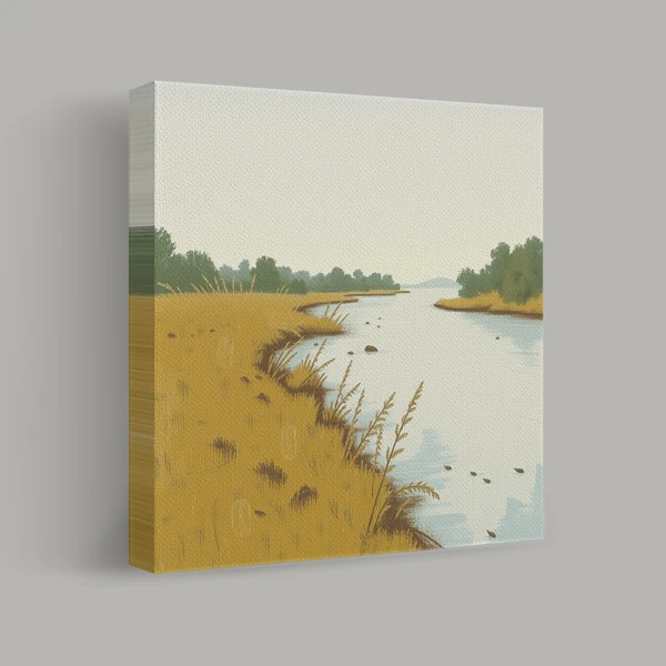 By the Quiet Riverbank view 1