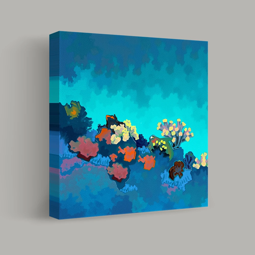 Beneath the Ocean Veil — canvas