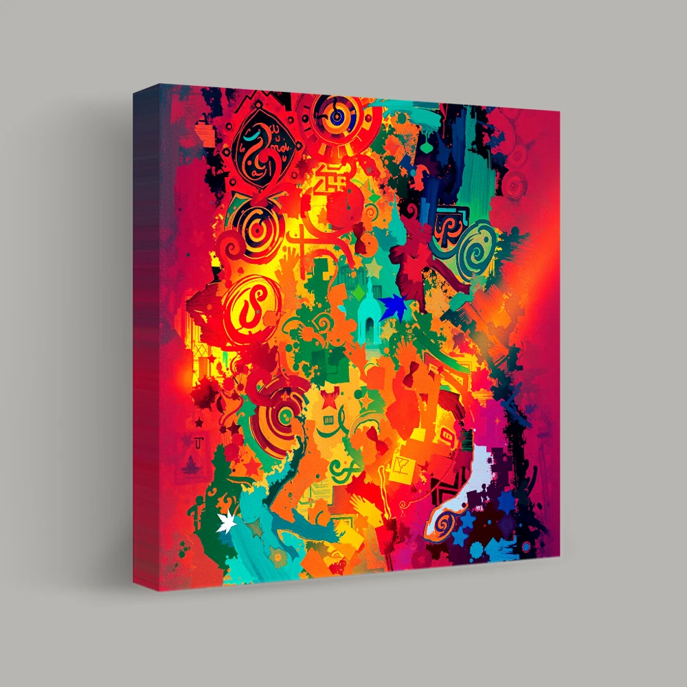 Cacophony of Symbols — canvas