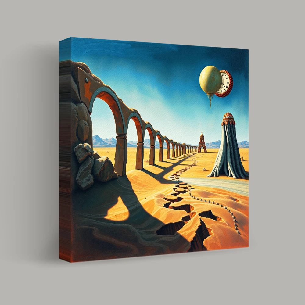 Echoes in the Arid Time — canvas