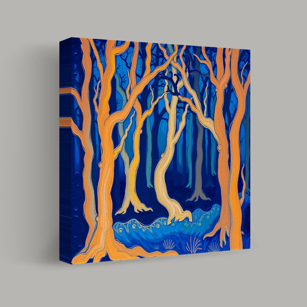 Flonkeringen van het Betoverde Bos — canvas