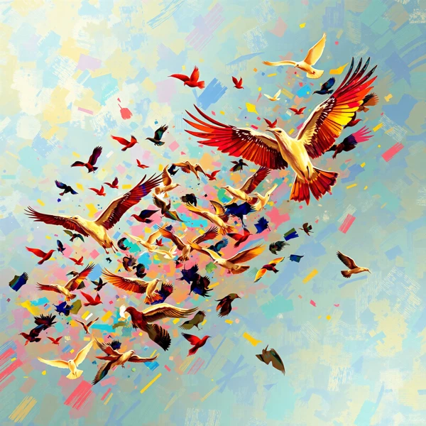 Flight of Vibrant Dreams