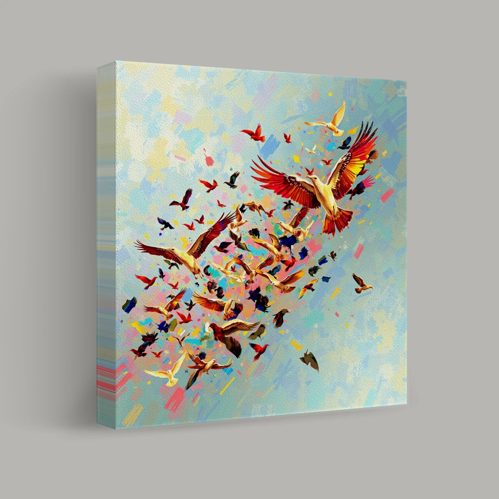 Flight of Vibrant Dreams — canvas