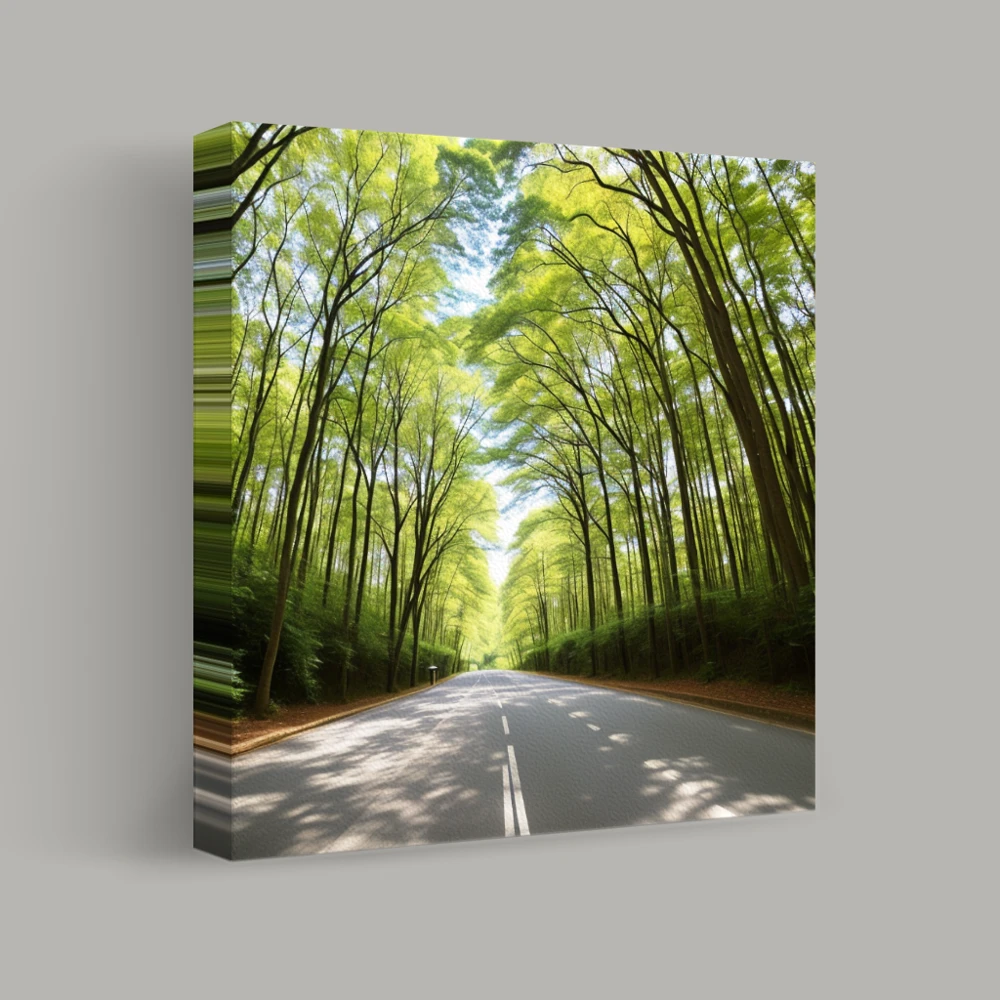 Pathway Through the Canopy — canvas