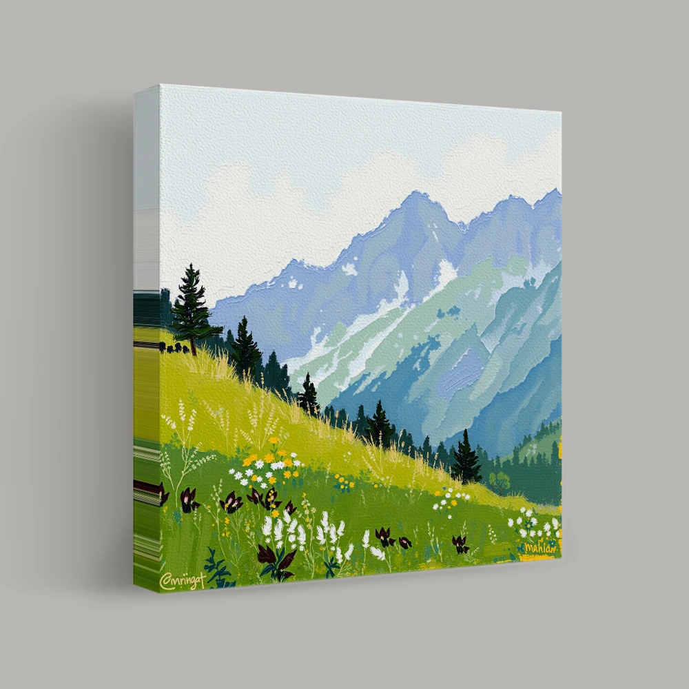 Serenity Amongst the Peaks — canvas