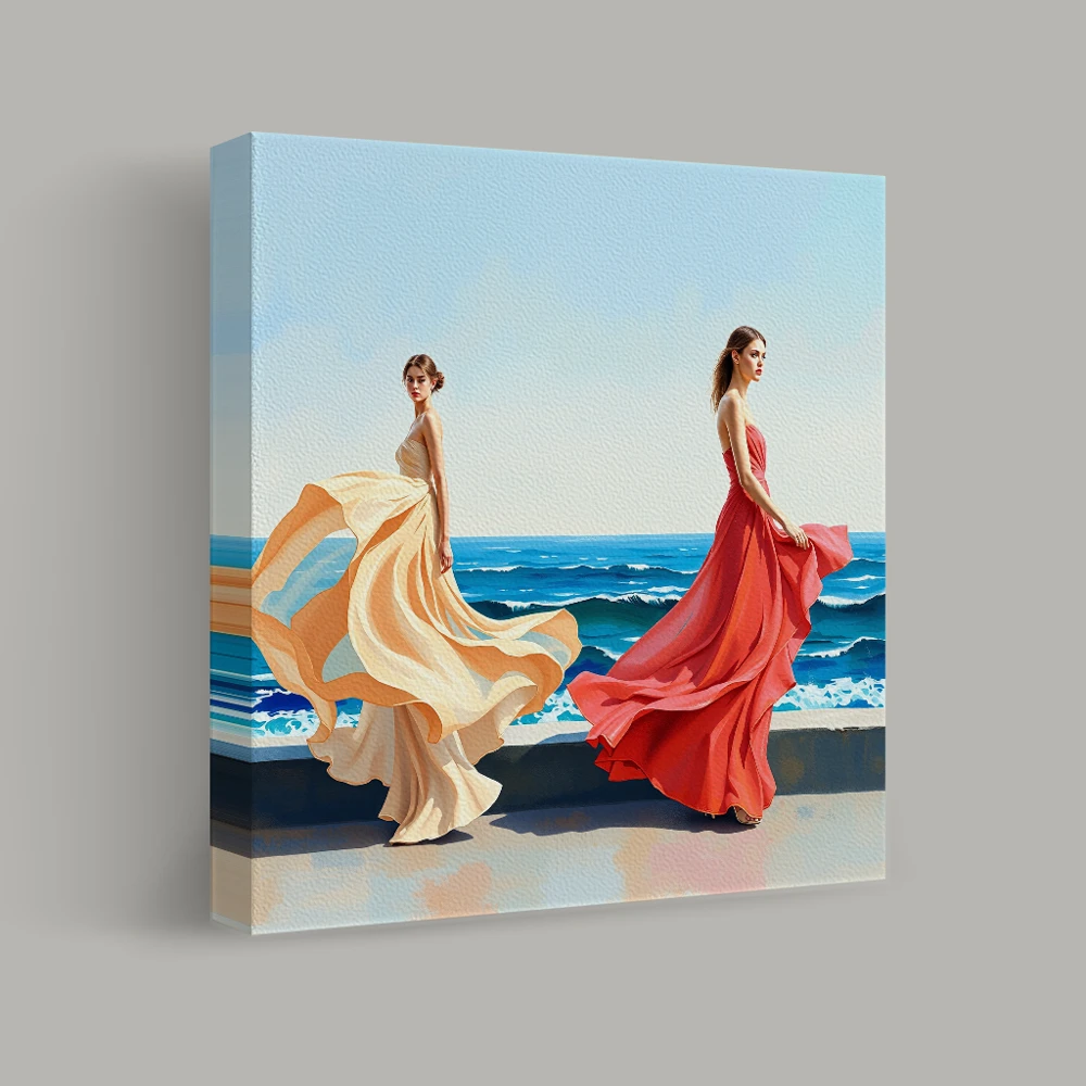 Elegance by the Sea — canvas