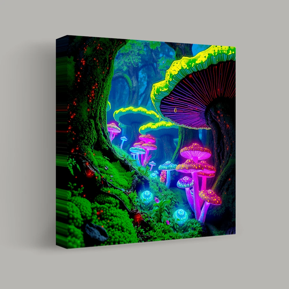 Enchanted Glow of the Forest Floor — canvas