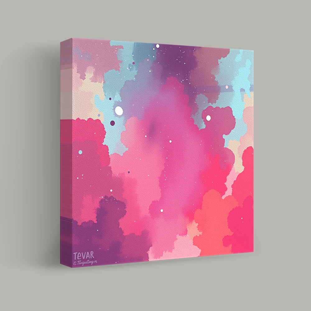 Celestial Watercolors — canvas