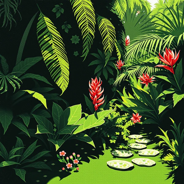Pathway Through Verdant Dreams view 2