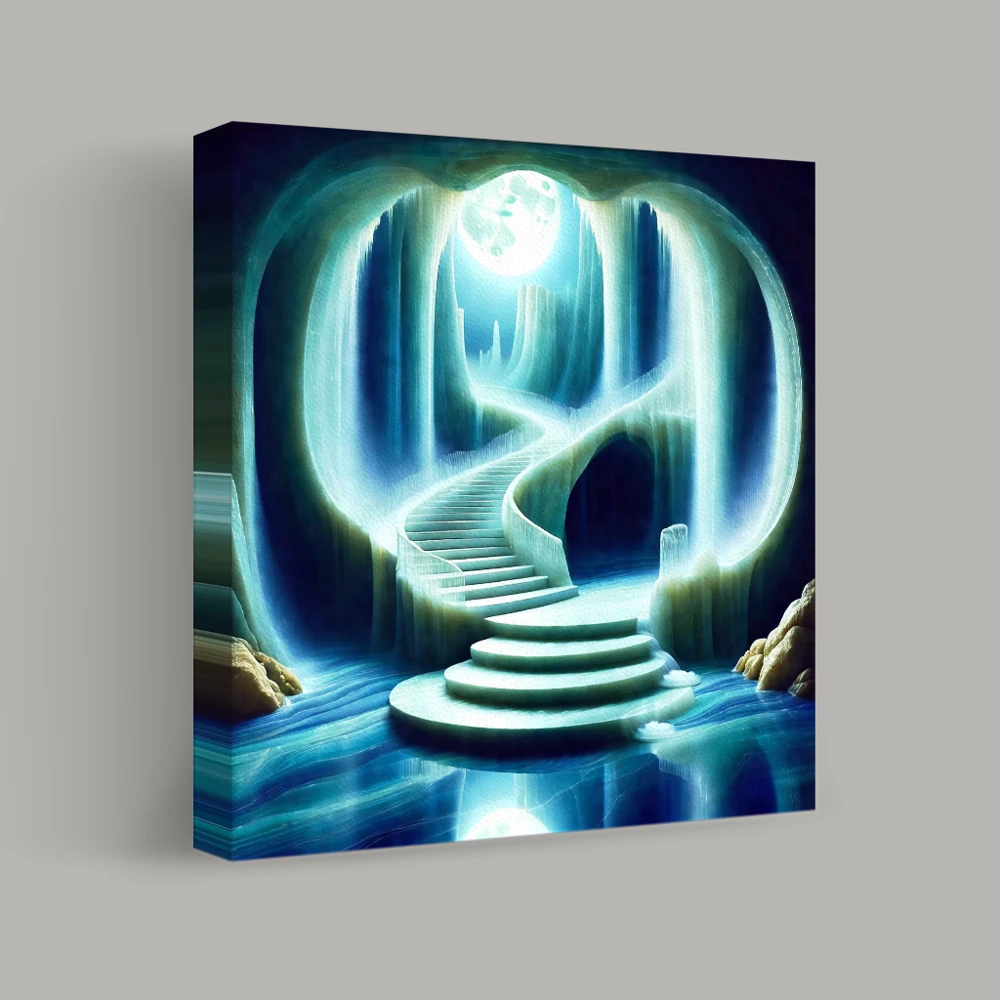 Aufstieg der Mondlicht-Höhle — canvas