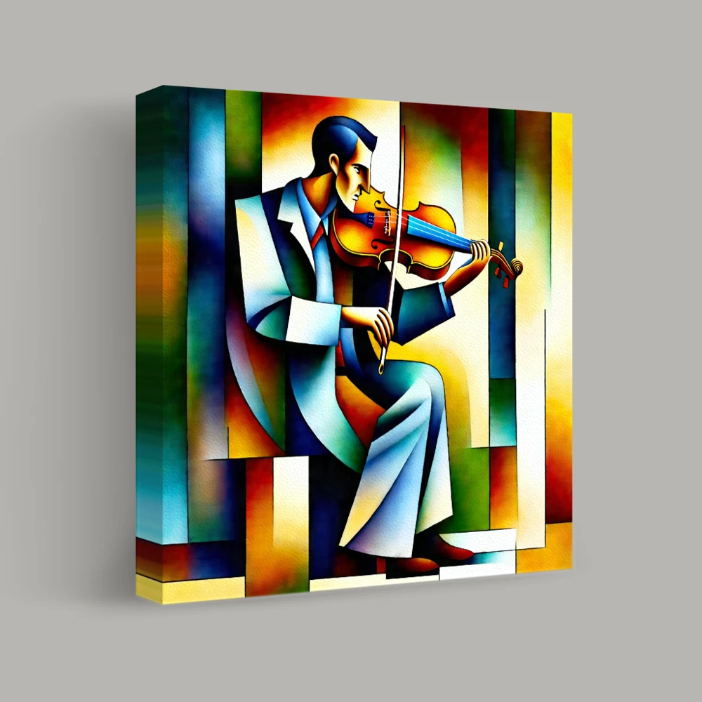 Harmony in Geometric Forms — canvas