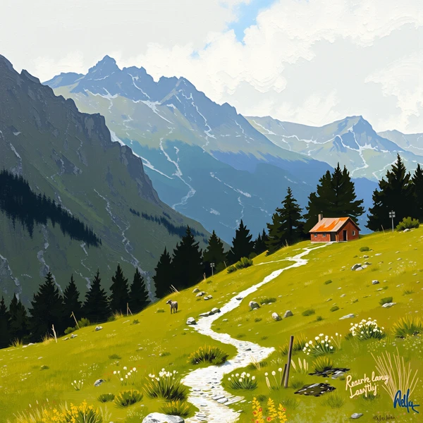 Retreat in the Alpine Valley