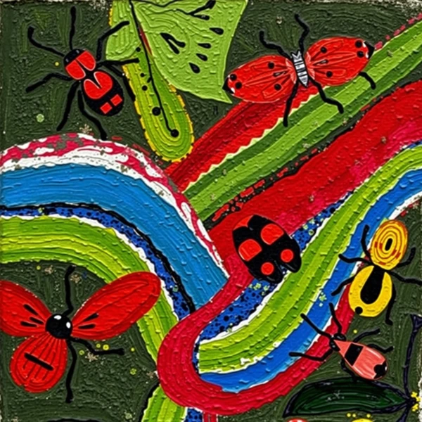 Dance of the Colorful Insects