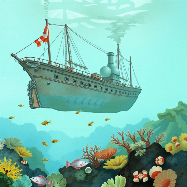 Voyage Through Azure Depths
