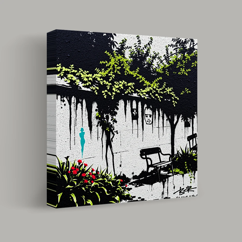 Shadows Beneath the Vine — canvas
