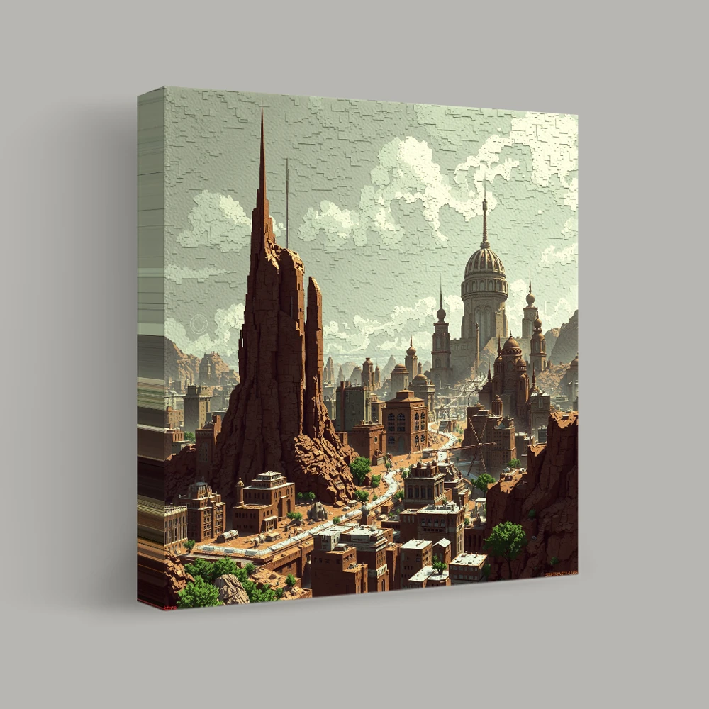 Emergent Spires — canvas
