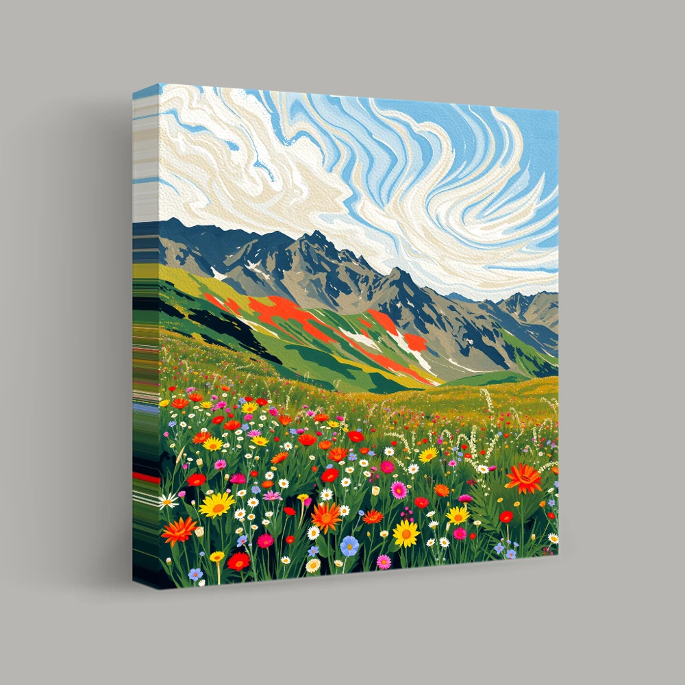 Alpine Bloom Canvas — canvas