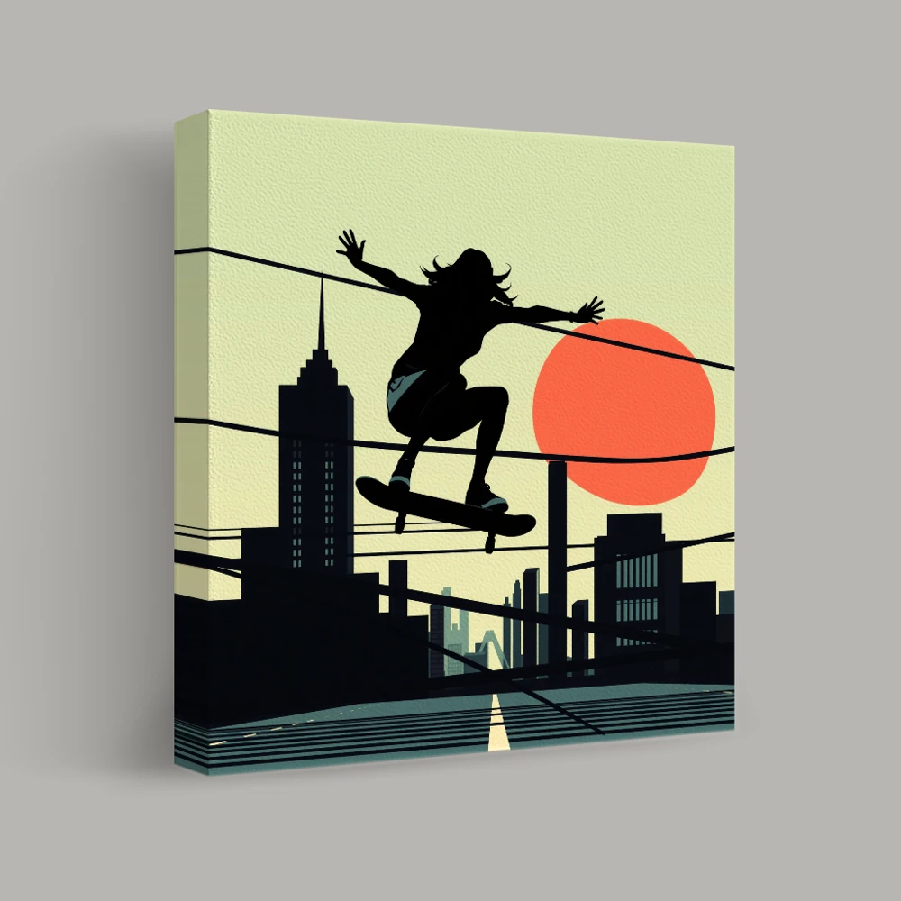 Urban Ascent — canvas