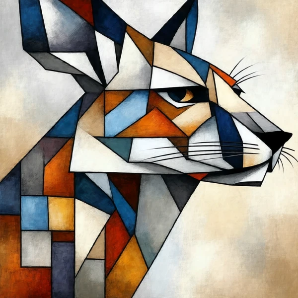 Cubist Gaze of the Wild