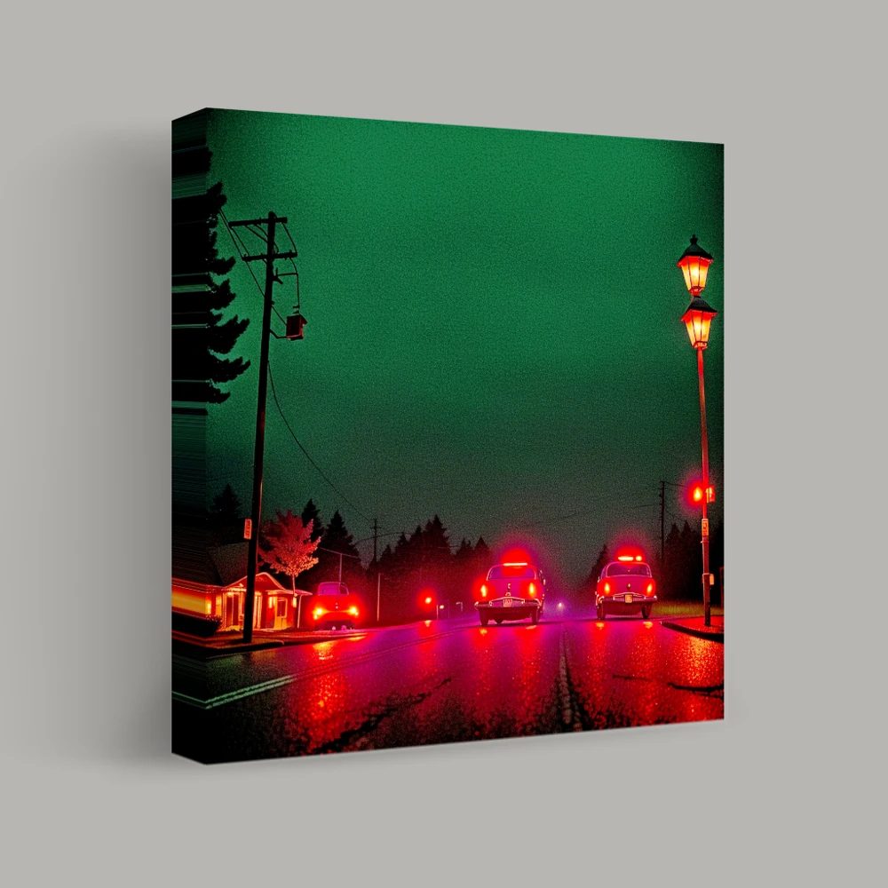 Red-Tinged Twilight — canvas