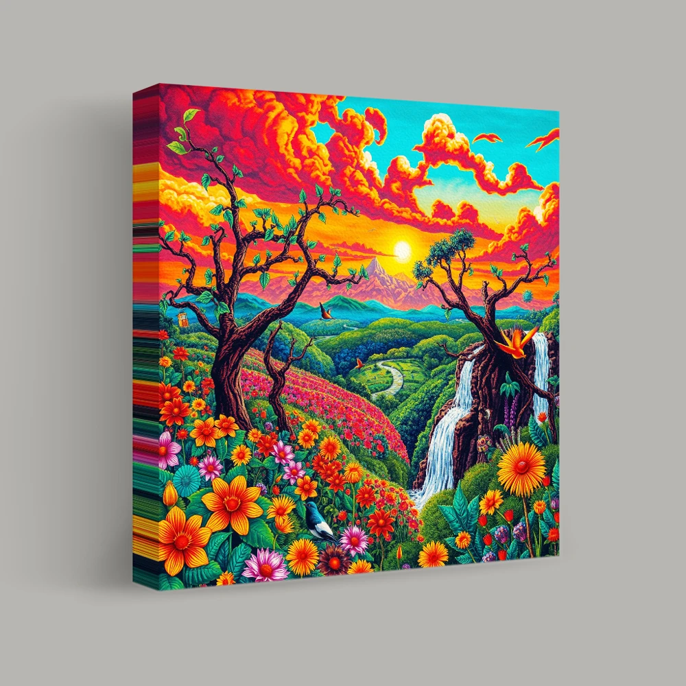 Epoch of Vibrant Hues — canvas
