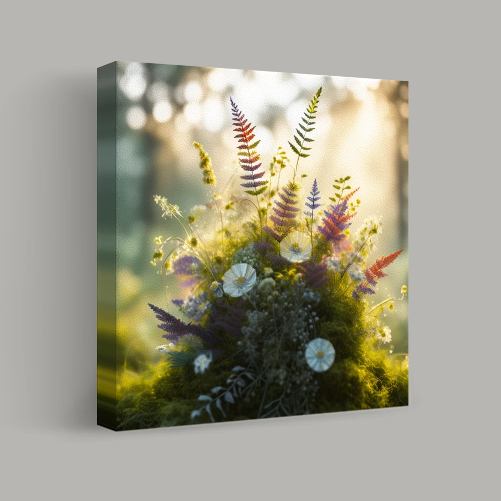 Radiance in the Woodland Grove — canvas