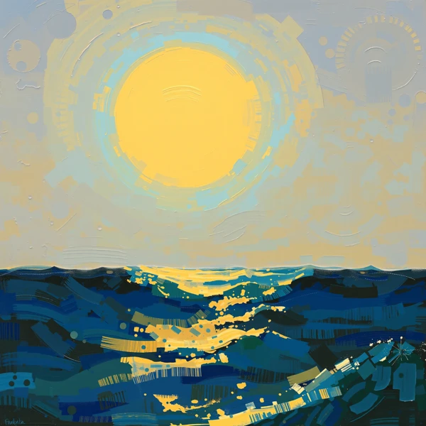 Sunlit Sea Symphony