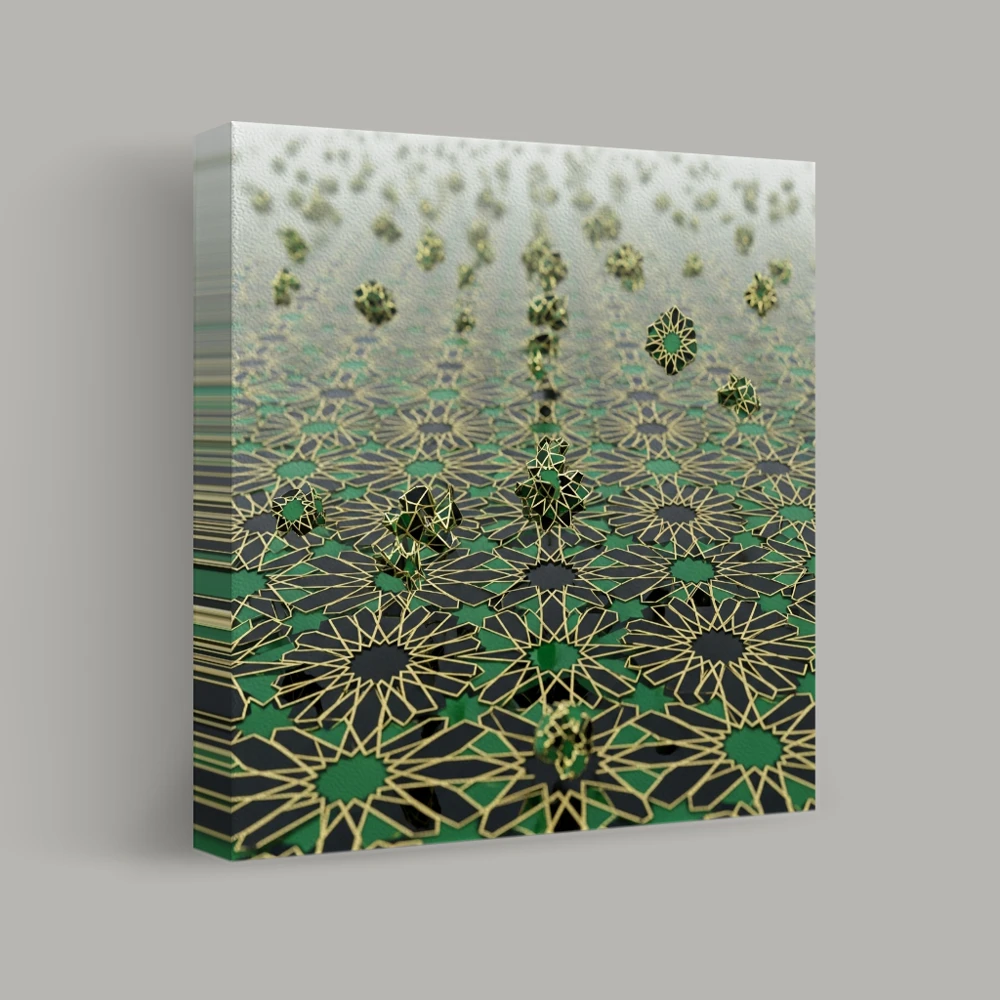 L'ascesa della geometria — canvas