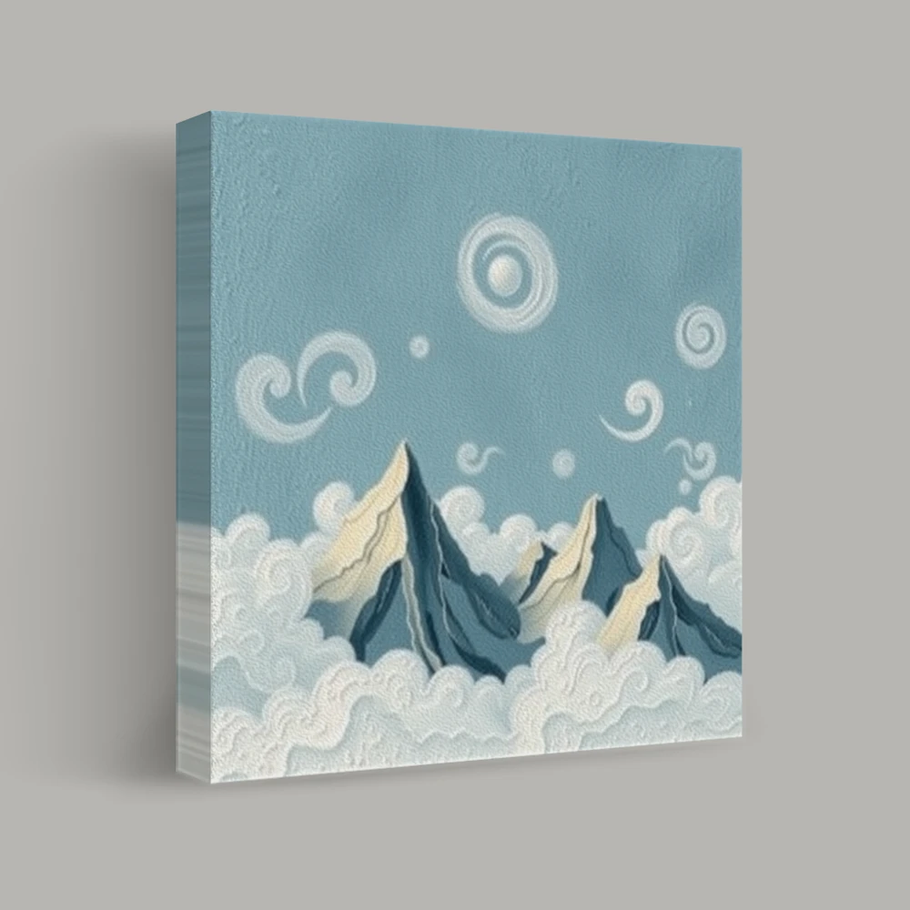 Picchi sussurrati — canvas