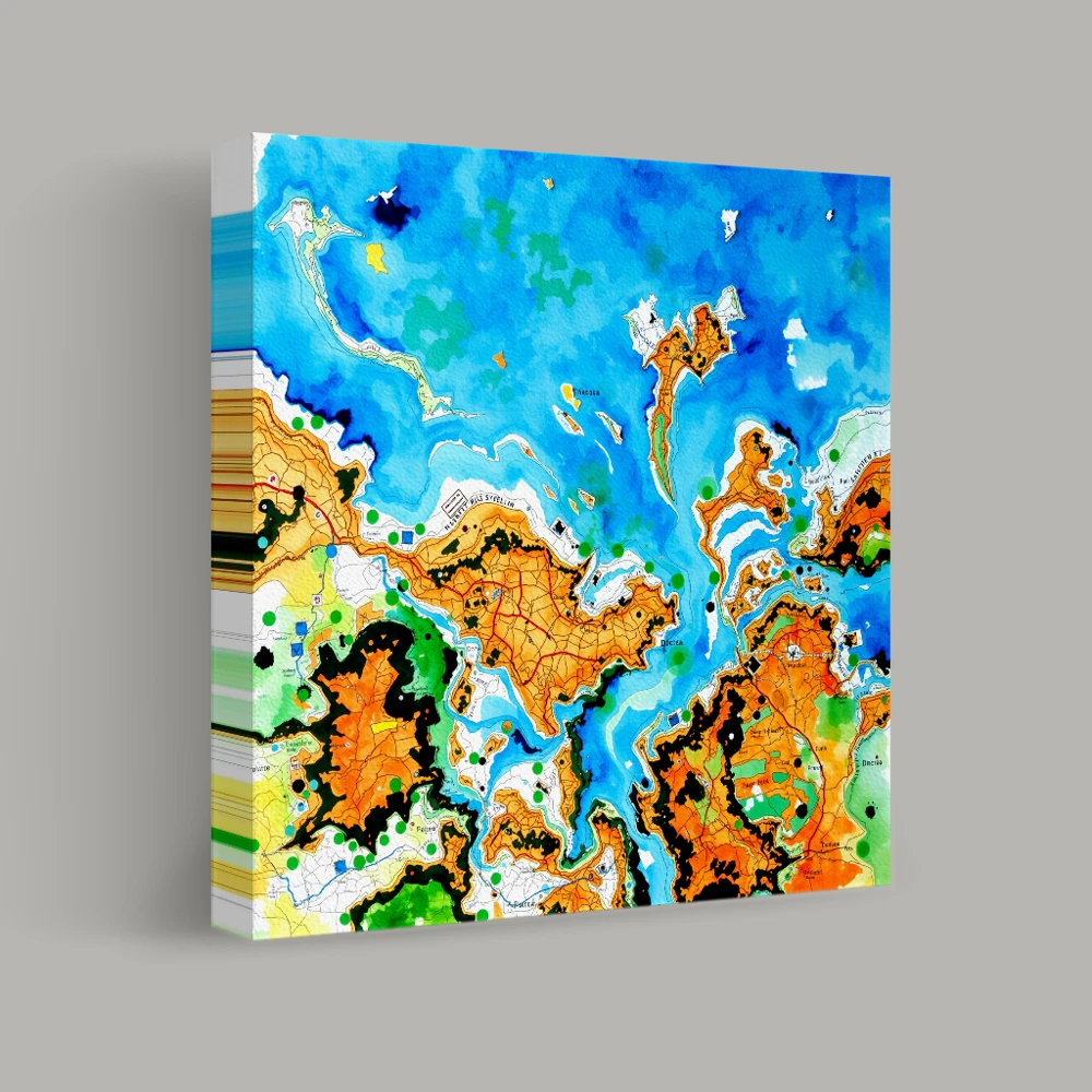 Cartographic Confluence — canvas