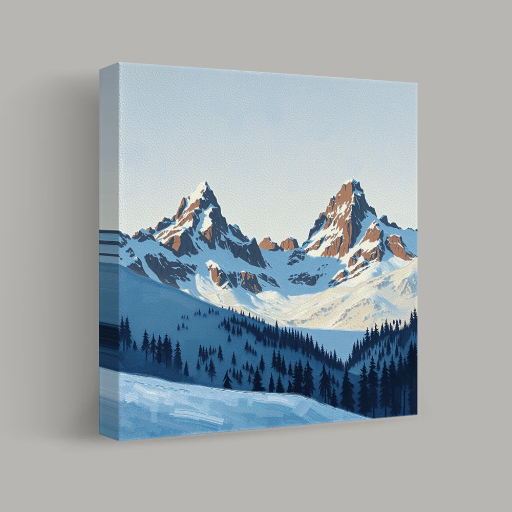 Peaks of Serenity — canvas
