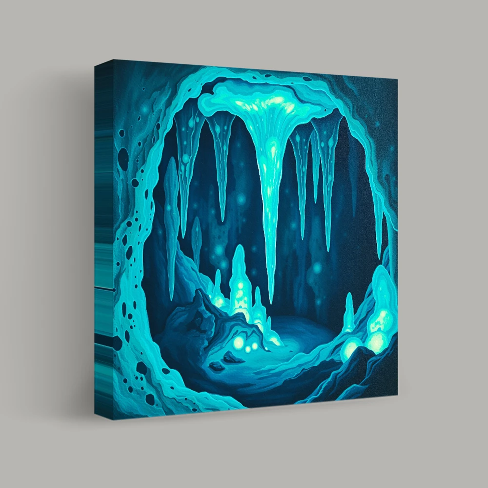 Luminous Cavern Heiligtum — canvas