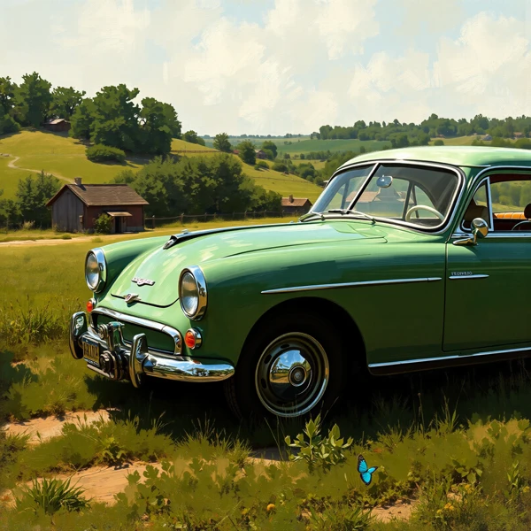 Vintage Elegance in the Countryside
