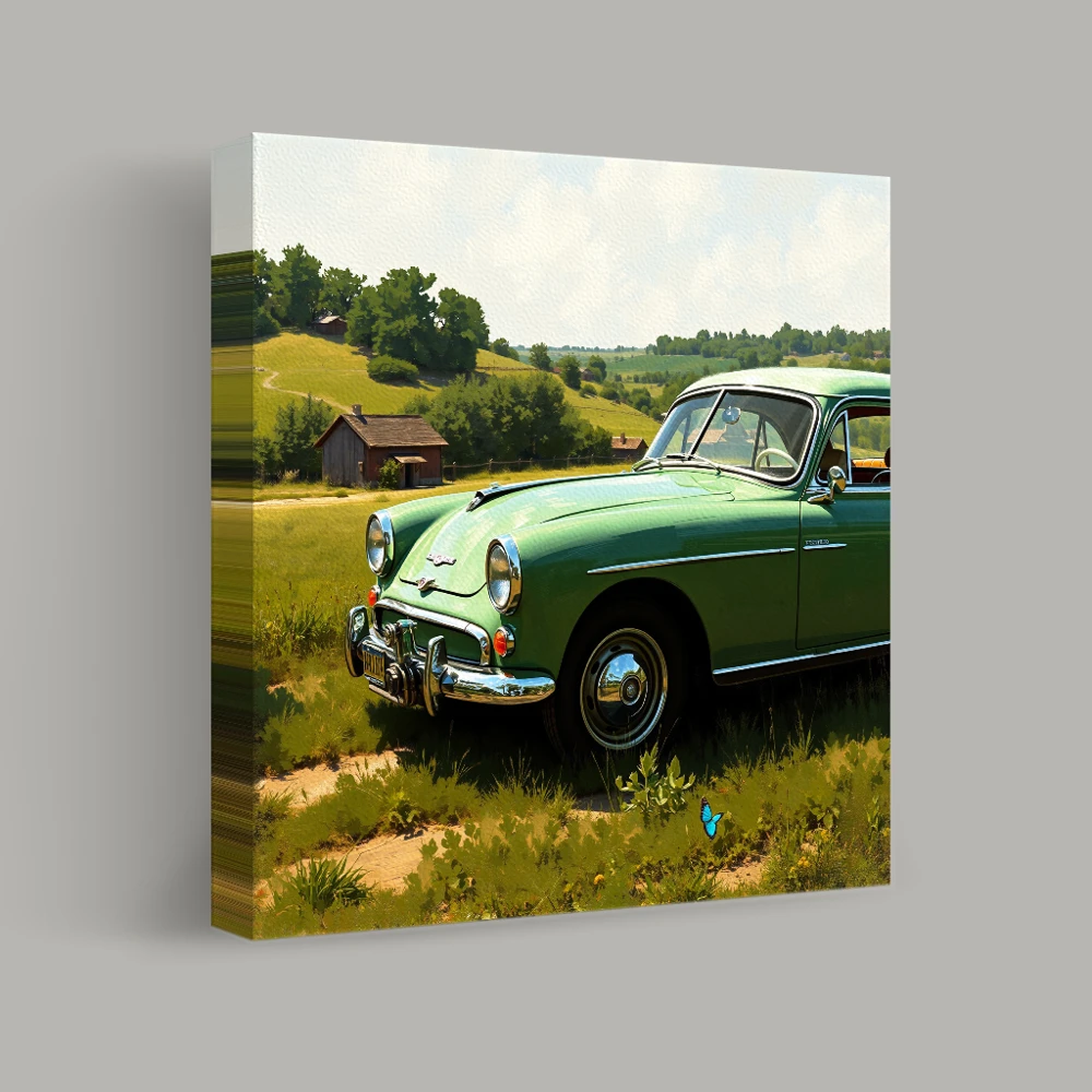 Vintage Elegance in the Countryside — canvas