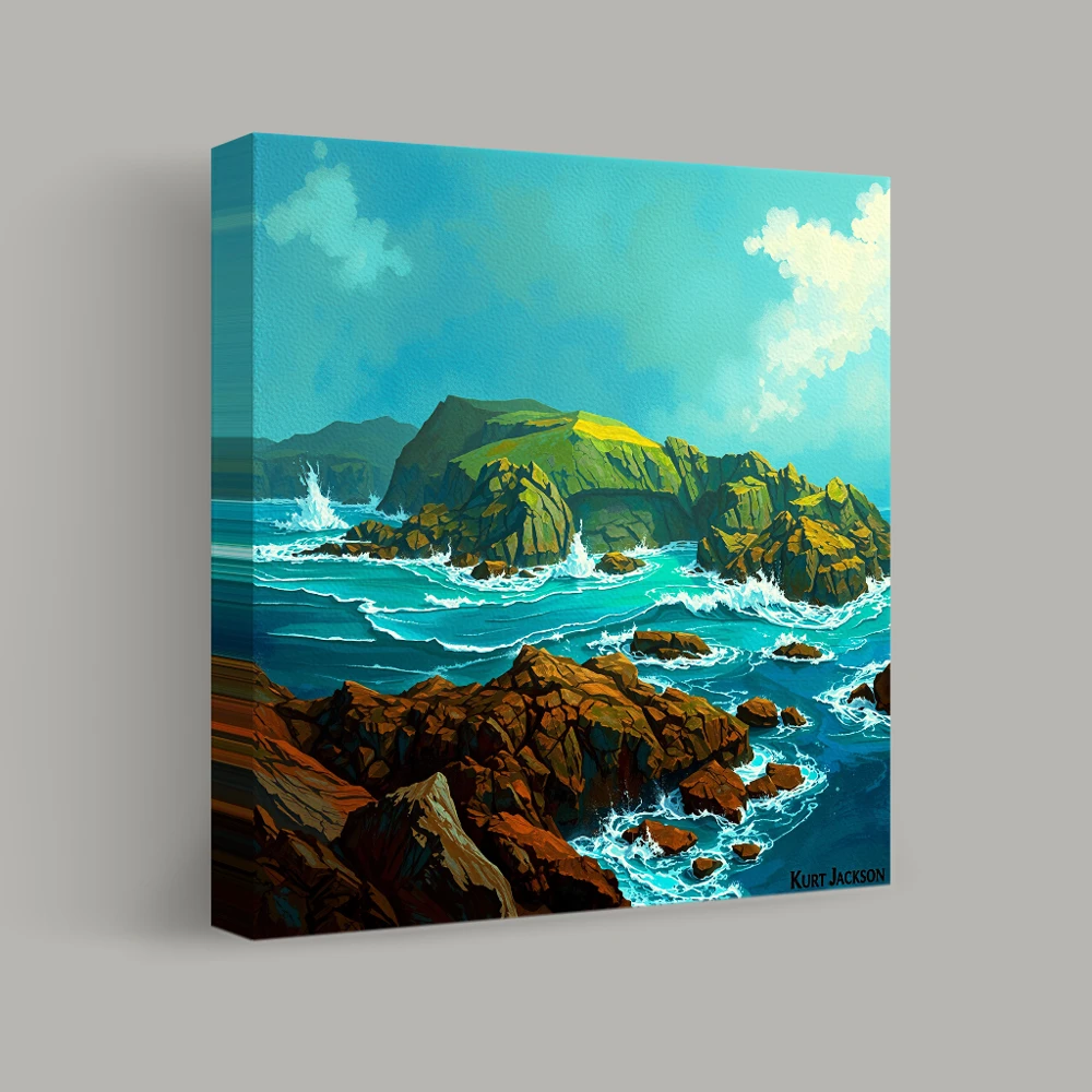 Coastal Conversations — canvas