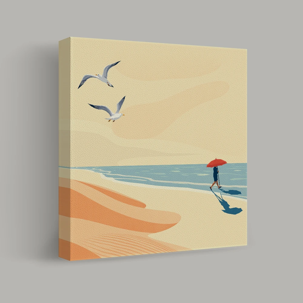 Interplay of Light and Leisure — canvas