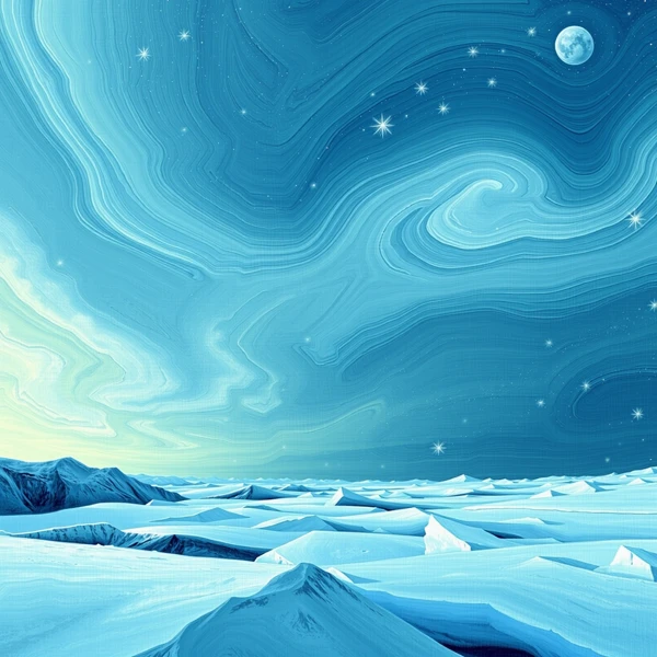 Arctic Dreams Under a Starry Sky