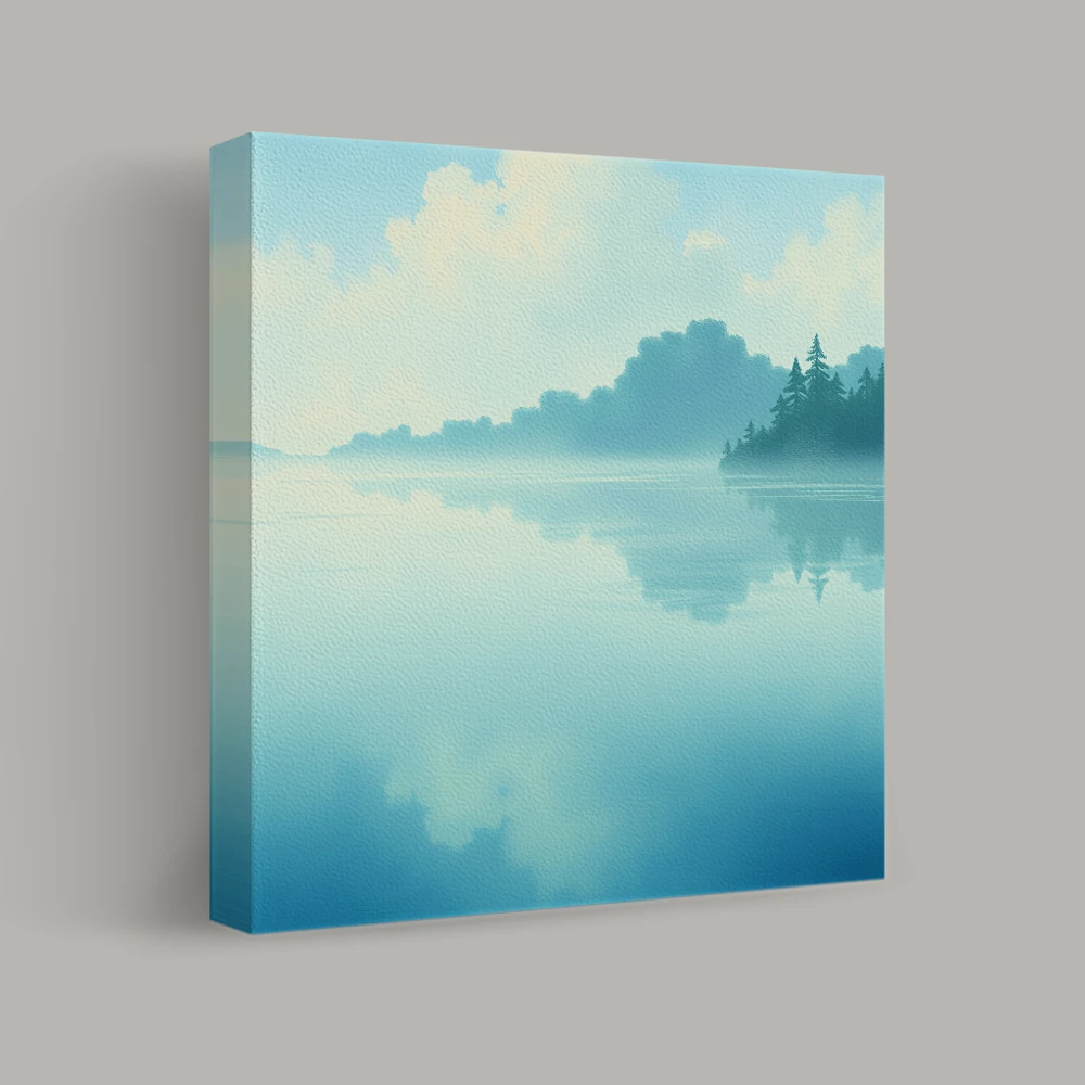 Whisper of the Misty Lake — canvas