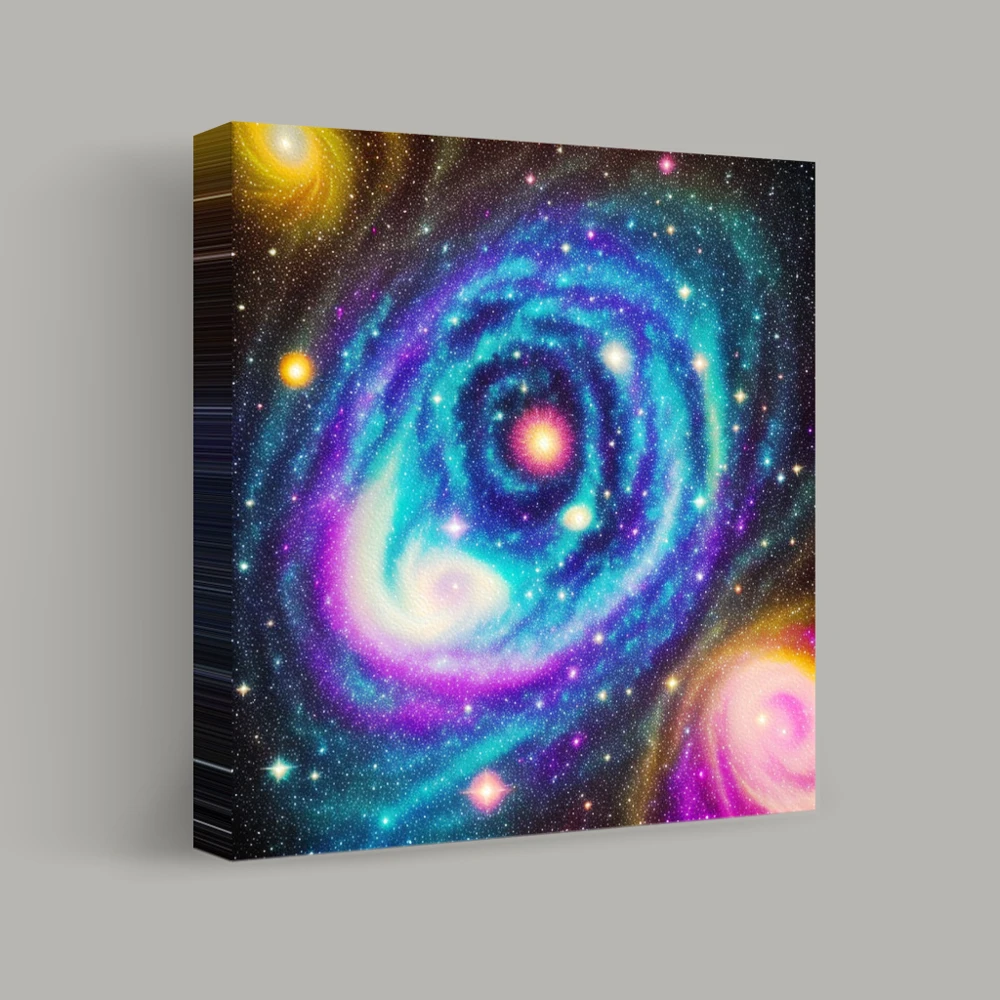 Cosmic Whirlpools — canvas