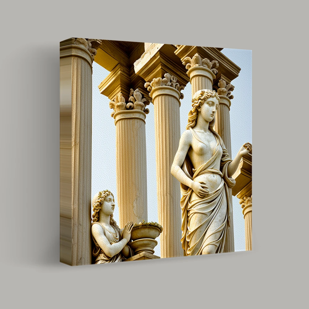 Guardians of the Classical Temple — canvas