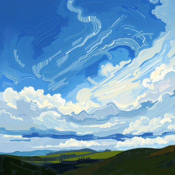 Beneath Whimsical Skies