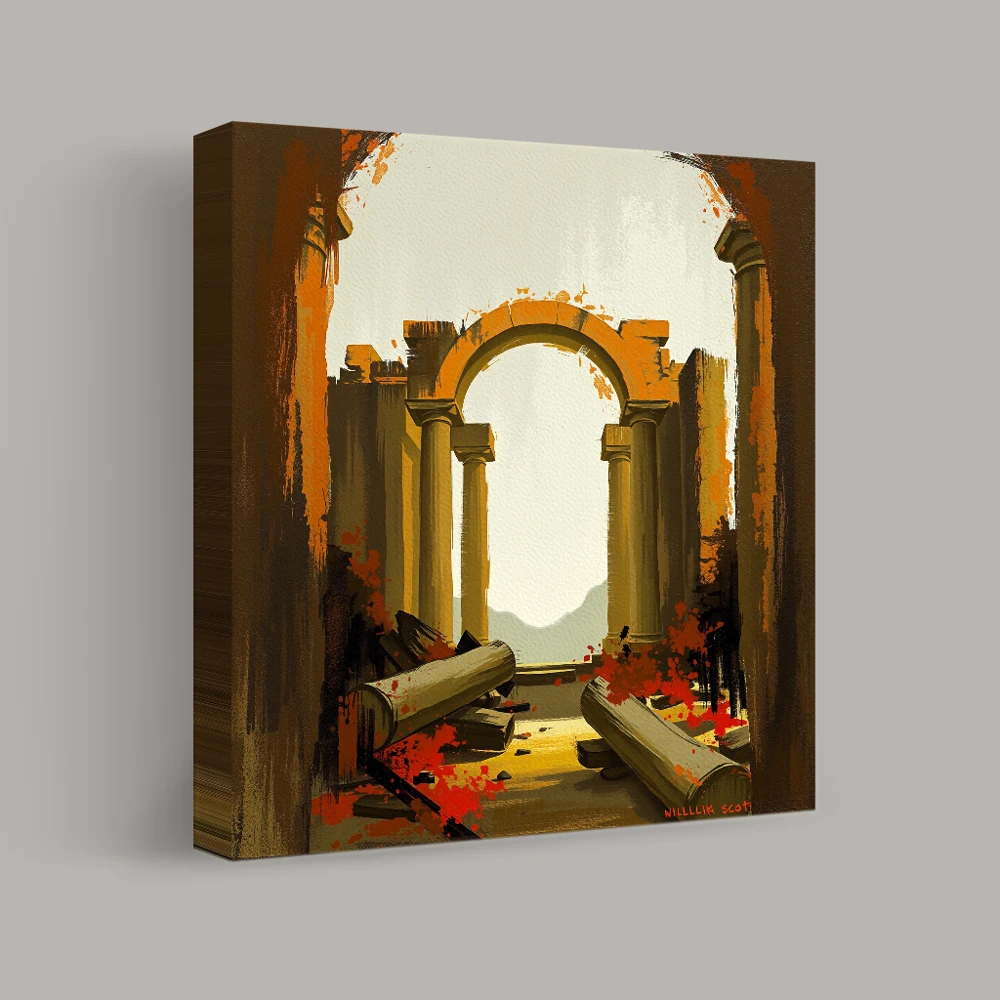 Echoes of a Lost Civilization — canvas