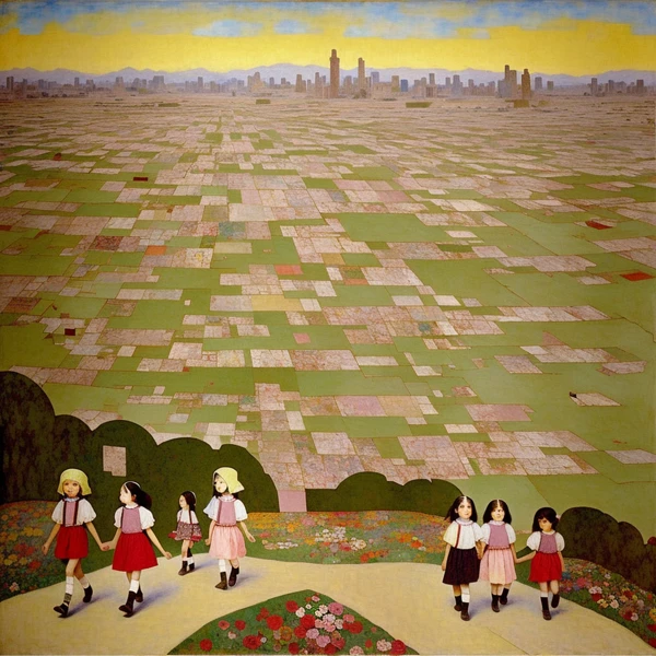 Wandering in Patchwork Fields