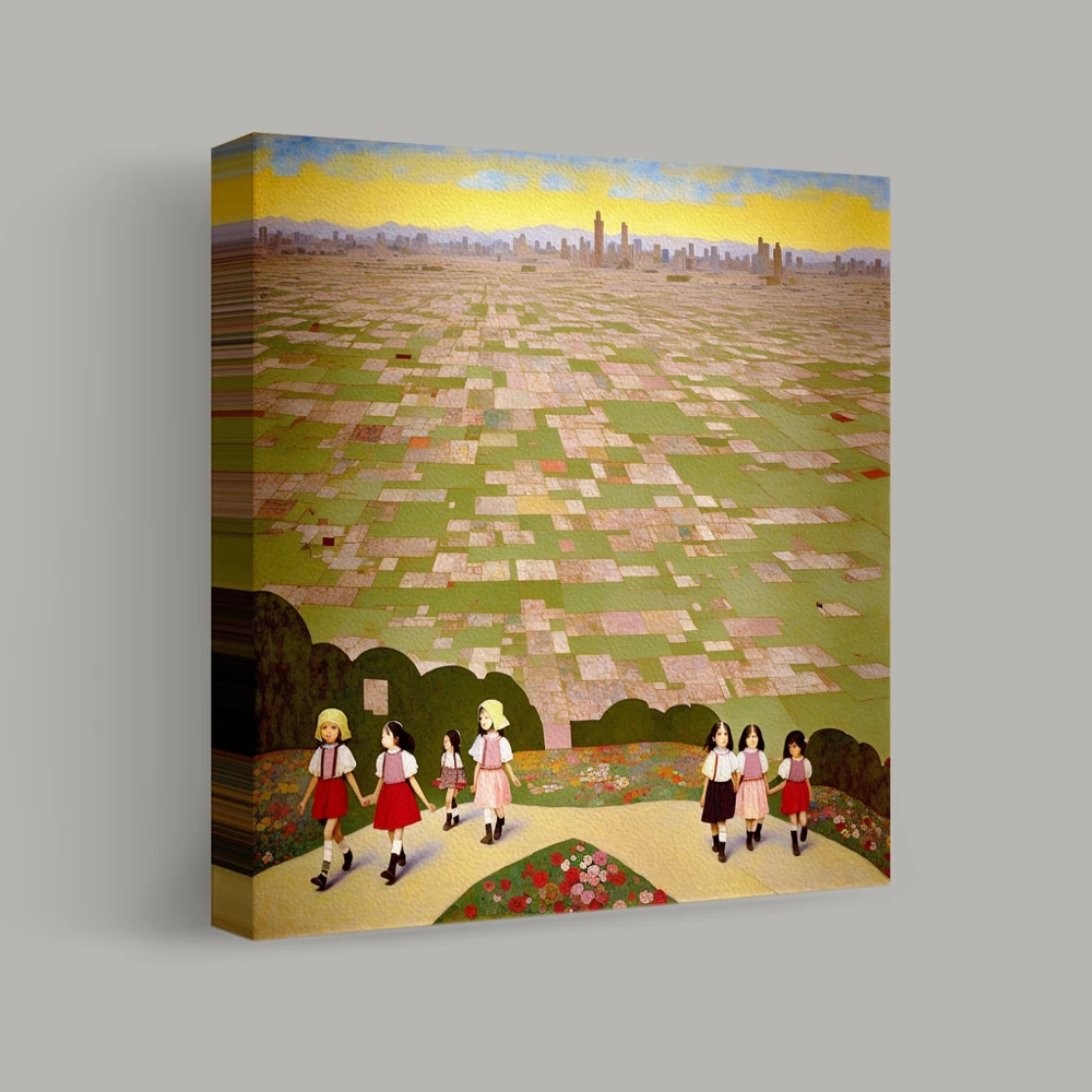 Wandering in Patchwork Fields — canvas