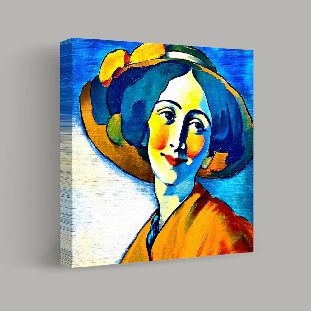 Radiant Portrait of a Bygone Era — canvas