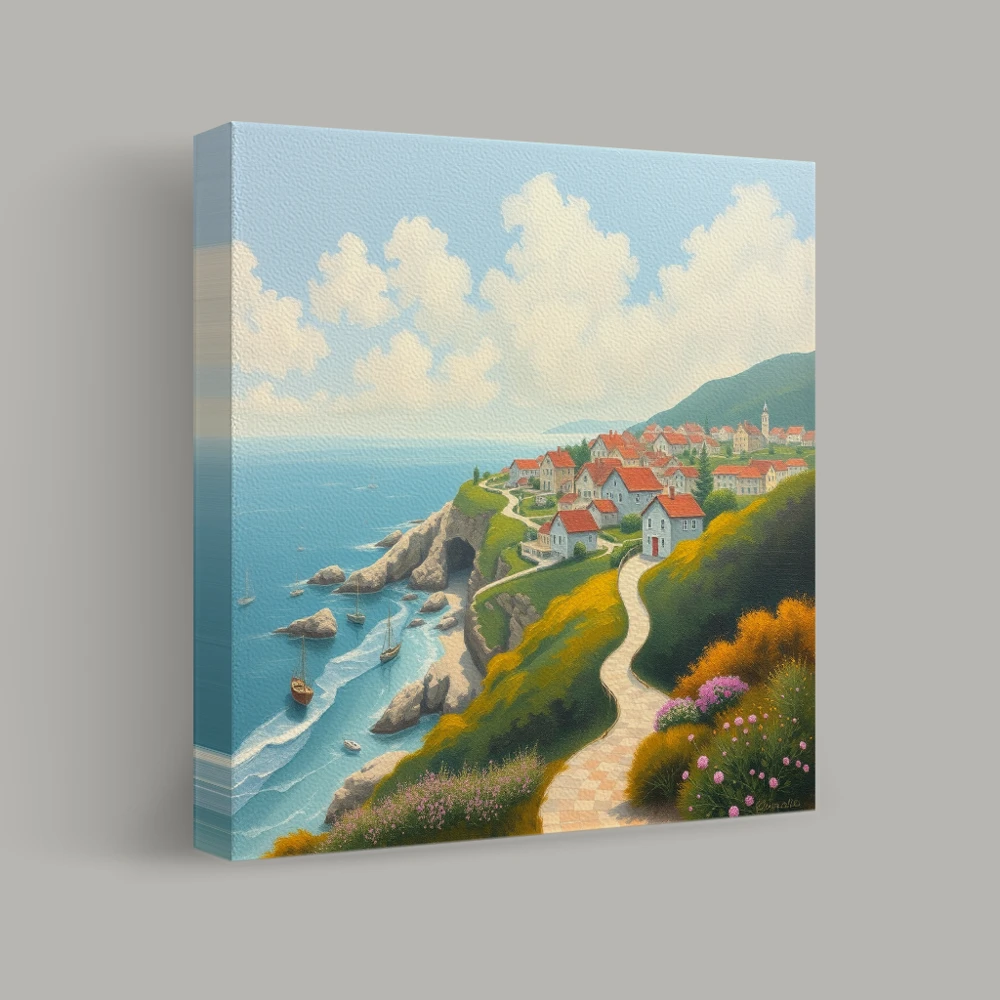 Coastal Haven Dreams — canvas
