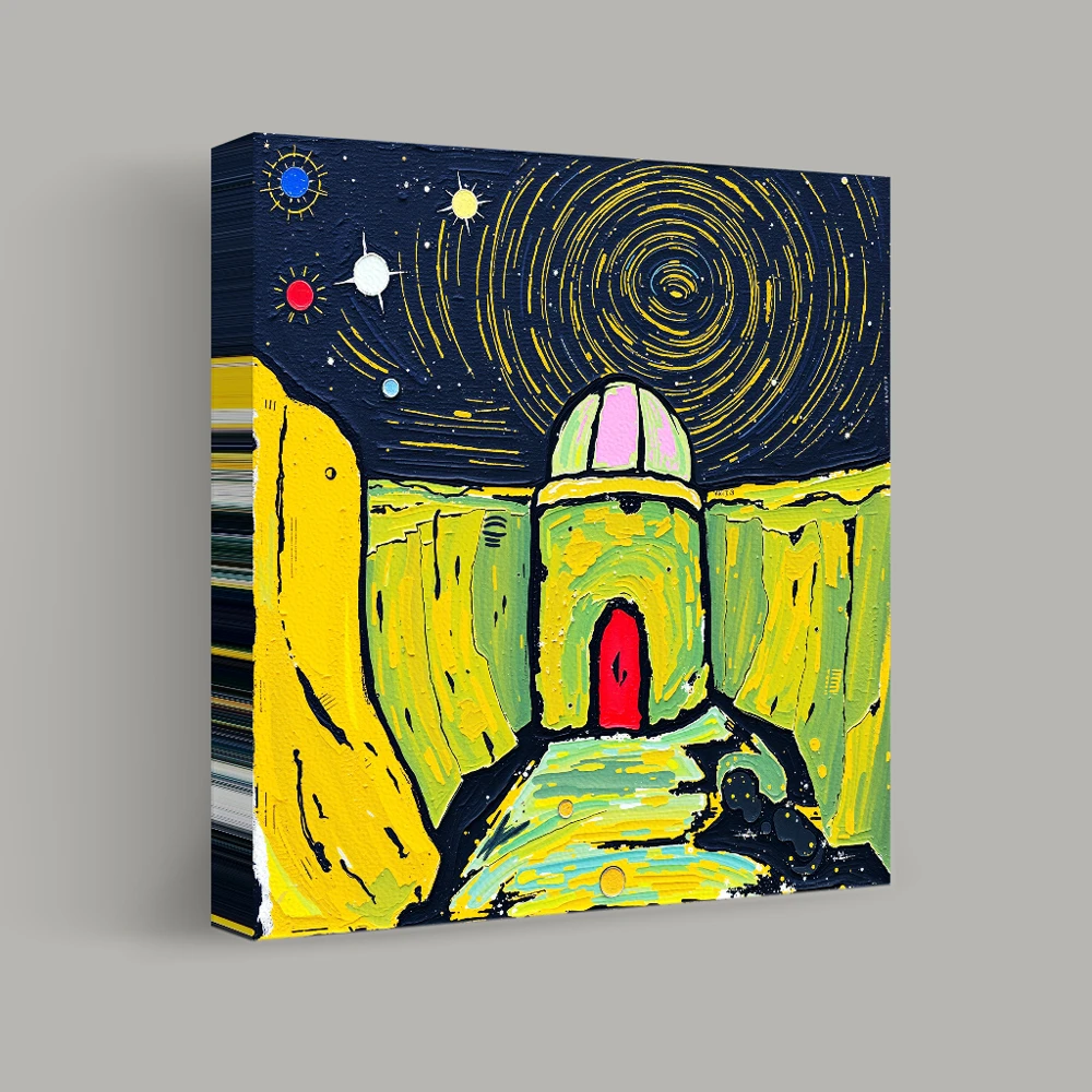 Stargazing Sanctuary — canvas
